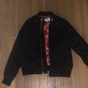 Black women’s bomber jacket
